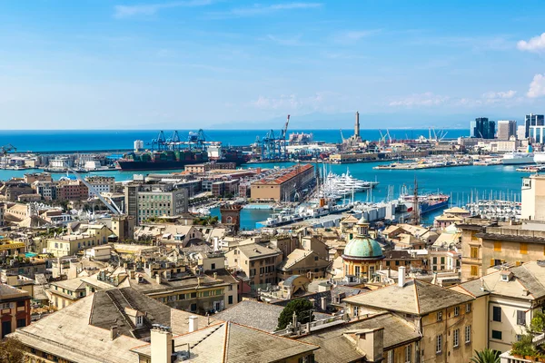 Porto di Genova in Italia — Foto Stock