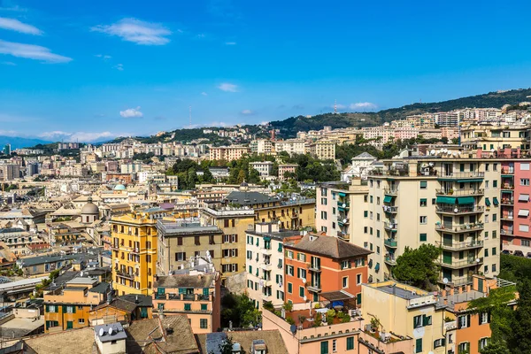 Vista panorámica de Génova en Italia — Foto de Stock