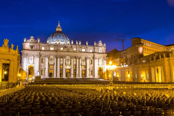 Bazylika Świętego Piotra w Vatican — Zdjęcie stockowe