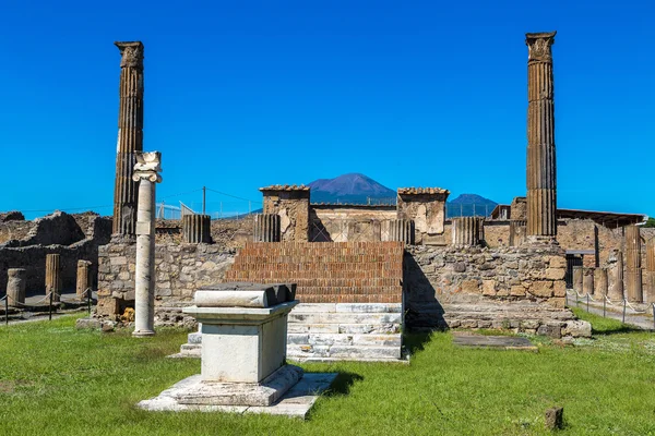 Ruínas na cidade de Pompeia — Fotografia de Stock