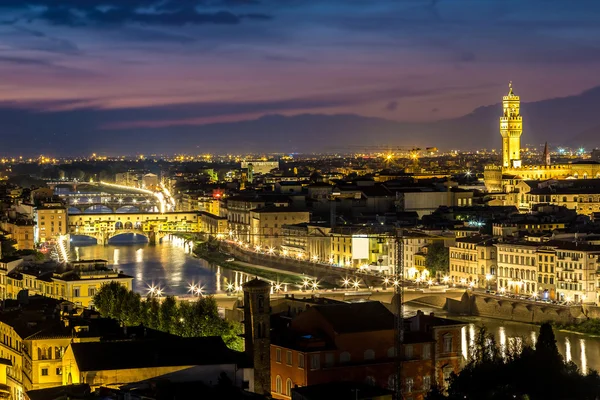 Ponte Vecchio ve Florencii — Stock fotografie