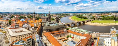 Dresden 'in panoramik görünümü