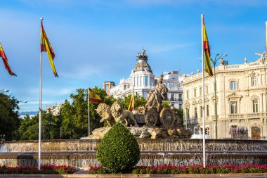 Madrid'da Cibeles Çeşmesi
