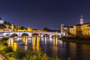 Köprü Verona, İtalya,