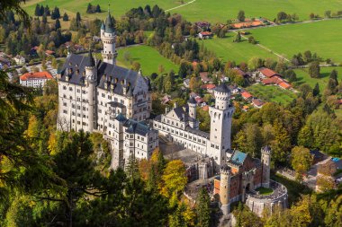Almanya 'daki Neuschwanstein kalesi