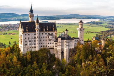 Almanya 'daki Neuschwanstein kalesi