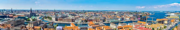 Copenhagen panorama, dania — Zdjęcie stockowe
