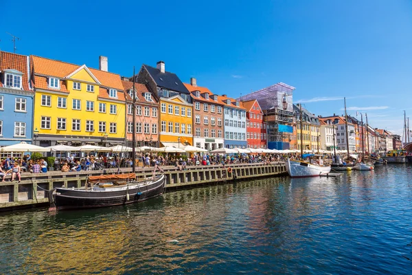 Περιοχή Nyhavn της Κοπεγχάγης — Φωτογραφία Αρχείου
