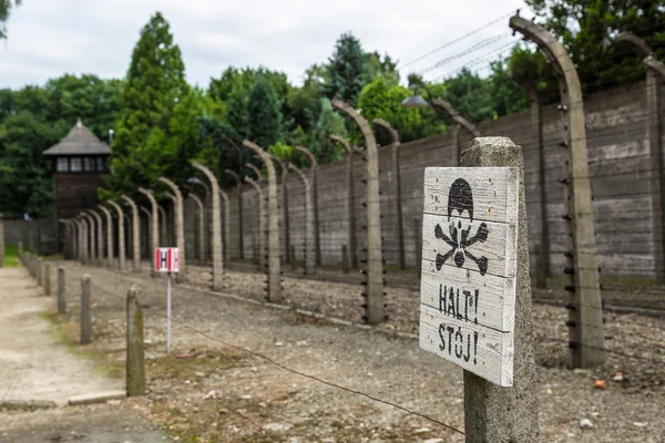 Concentration camp Auschwitz — Stock Photo, Image