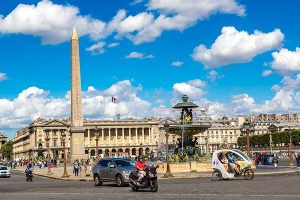 Πλατεία Place de la concorde στο Παρίσι — Φωτογραφία Αρχείου