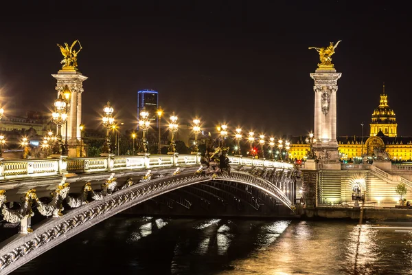 Brug van alexandre iii in Parijs — Stockfoto