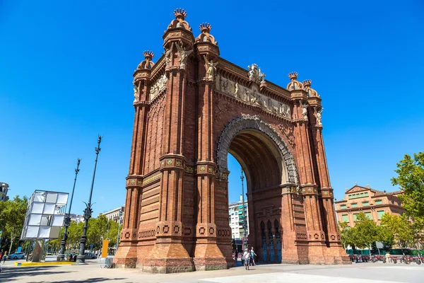 Triumph Arch i Barcelona, Spanien — Stockfoto