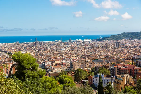 Vista panorâmica de Barcelona — Fotografia de Stock