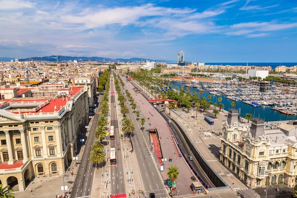 Port vell v Barceloně, Španělsko — Stock fotografie