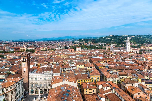 Pemandangan udara Verona, Italia — Stok Foto