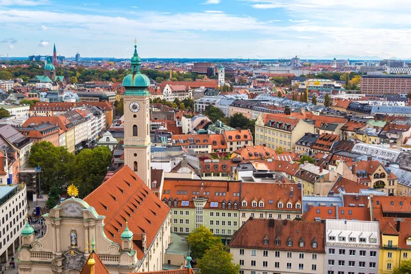 Luftaufnahme von München — Stockfoto