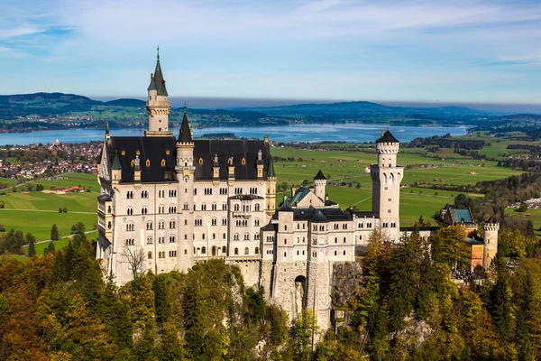 Castelo de Neuschwanstein na Alemanha — Fotografia de Stock