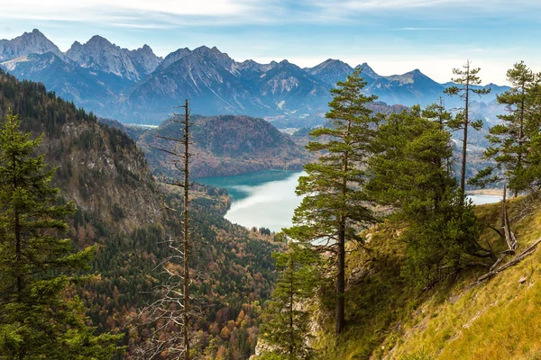 Alpes e lagos em Alemania — Fotografia de Stock