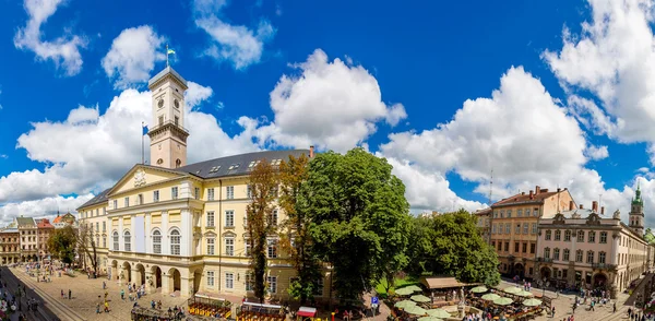 Piața din Lviv, Ucraina — Fotografie, imagine de stoc