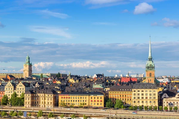 Gamla Stan, Stockholm eski kesiminde — Stok fotoğraf