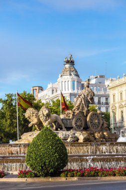 Madrid'da Cibeles Çeşmesi