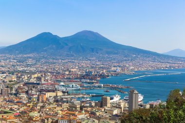 Napoli ve İtalya Vezüv Yanardağı