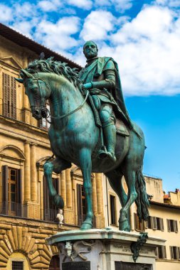 Cosimo heykeli ben de Medici Floransa