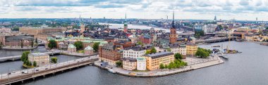 Stockholm eski şehir panoraması