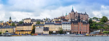 Stockholm eski şehir panoraması