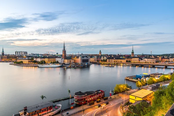 Panorama över Stockholm, Sverige — Stockfoto