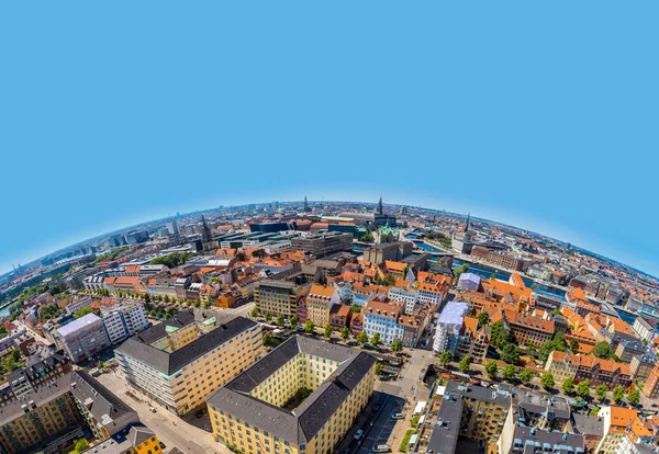 Danimarka'da Copenhagen panorama — Stok fotoğraf