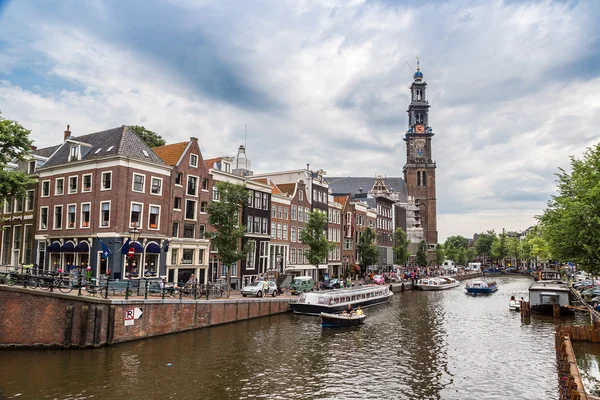 Westerkerk in amsterdam im sommertag — Stockfoto