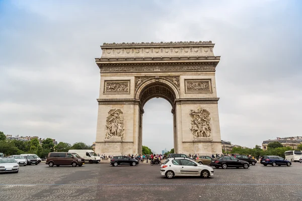Arc de Triomphe in Parijs — Stockfoto