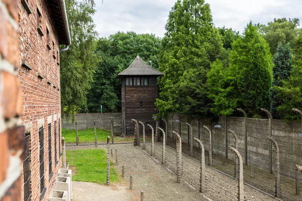 Obóz koncentracyjny auschwitz — Zdjęcie stockowe