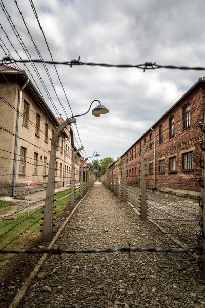 Obóz koncentracyjny auschwitz — Zdjęcie stockowe