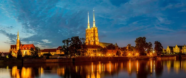 Wroclaw panorama, polen — Stockfoto