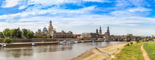 Panoramautsikt over Dresden – stockfoto