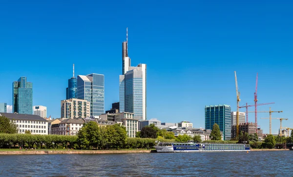 stock image Ginancial district in Frankfurt