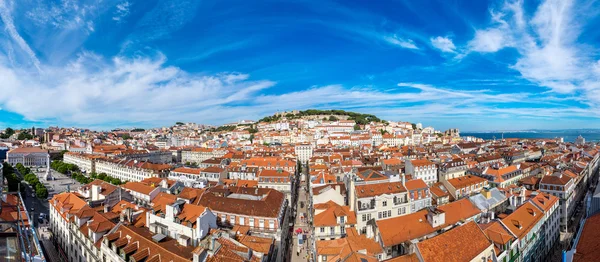 Vista aérea panorámica de Lisboa — Foto de Stock