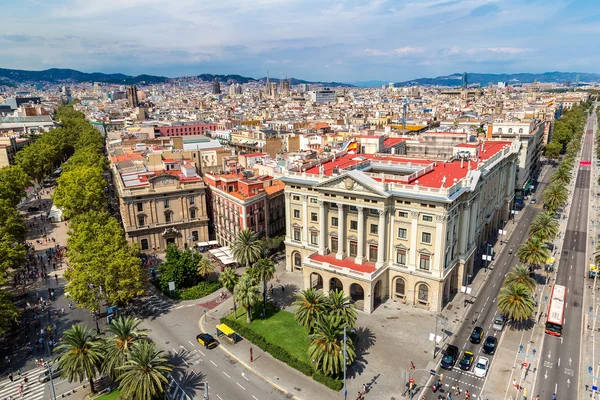 Vista panoramica di Barcellona — Foto Stock