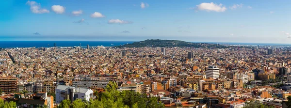 Панорамный вид Барселоны — стоковое фото