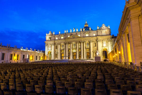 Bazylika Świętego Piotra w Vatican — Zdjęcie stockowe