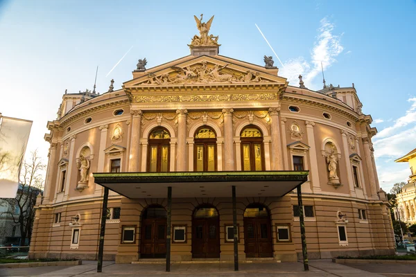 Opern- und Balletttheater in Ljubljana — Stockfoto