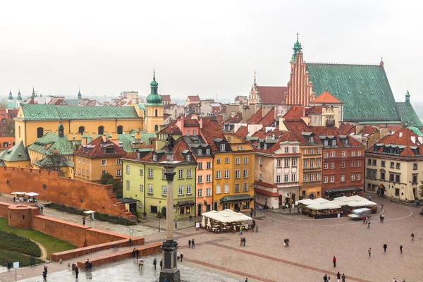 Panoramiczny widok z Warszawy — Zdjęcie stockowe