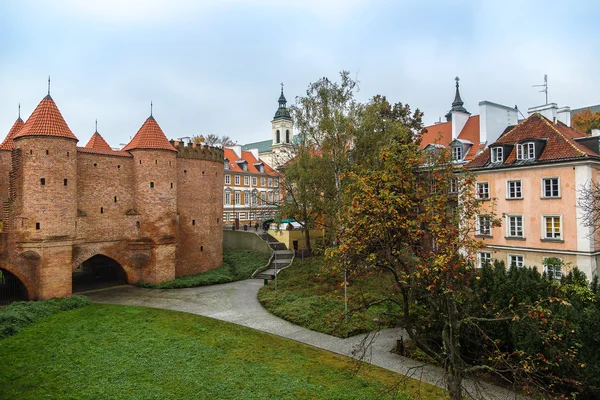 Barbarische Festung in Warschau — Stockfoto