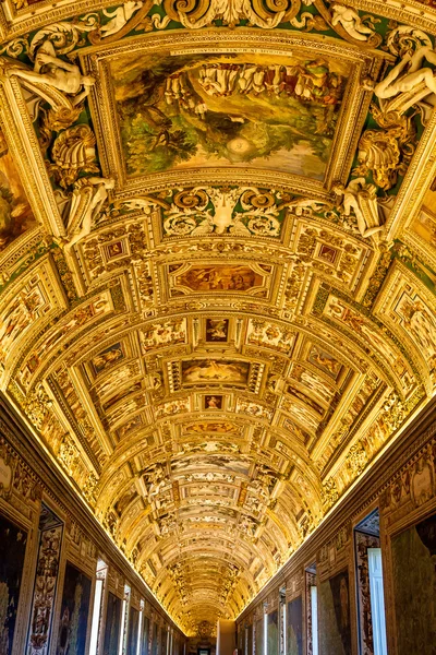 Museos Vaticanos - Galería de mapas geográficos — Foto de Stock