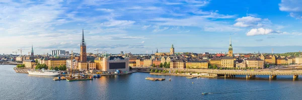 在斯德哥尔摩老城的全景 — 图库照片
