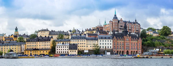 Panorama över gamla stan i stockholm — Stockfoto