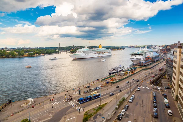 Grand bateau de croisière Aurora à Stockholm — Photo