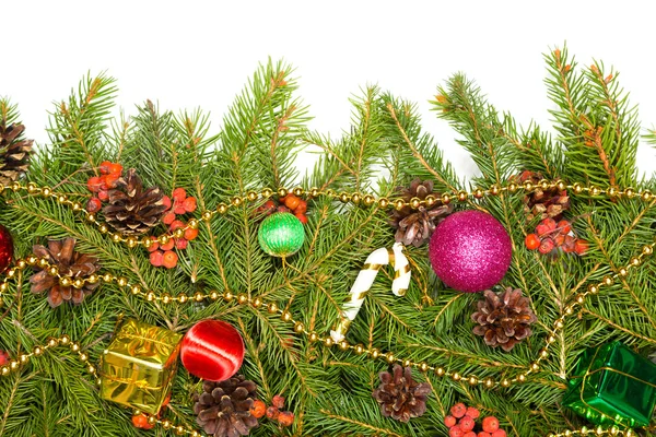 Weihnachtlicher Hintergrund. Rahmenwerk für Vorabend — Stockfoto